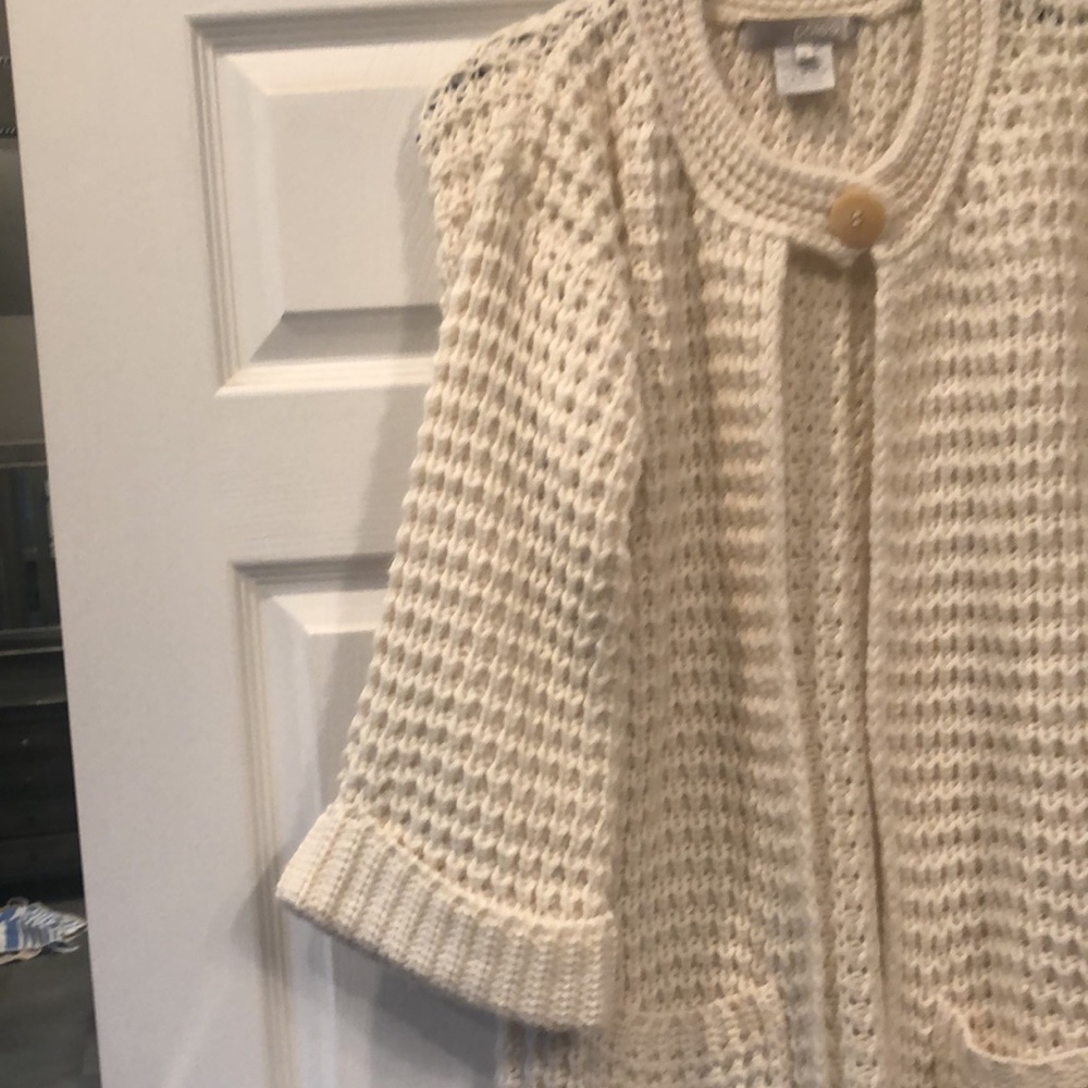 Poles Crocheted Cardigan Sweater - Picture 2 of 13